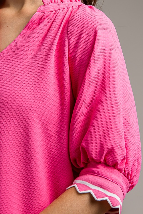 Scallop Stripe Trim Dress, Pink - 0709-179h (11).jpg